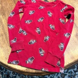 Polo Ralph Lauren Sledding Bear top kids 6